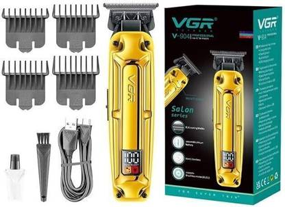 VGR V-904 Professional Hair Clipper with LED Display, Brushless motor (BLDC) Trimmer 250 min  Runtime 5 Length Settings