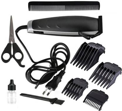 QUT Men Professional Electric Waterproof Powerful Corded Beard Mustache Trimmer Ultra Trim Hair Clipper Multigrooming Kit Hair Clipper Beard Trimmer Trimmer 0 min  Runtime 4 Length Settings
