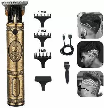 HASRU ELECTRIC HAIR CLIPPER FOR MEN, ZERO BLADE T TRIMMER Trimmer Trimmer 90 min  Runtime 4 Length Settings