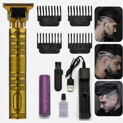 LICHEE LT-B01 Beard, Mustache Hair Cutting Machine for Men, Professional Long Lasting Trimmer 120 min  Runtime 4 Length Settings
