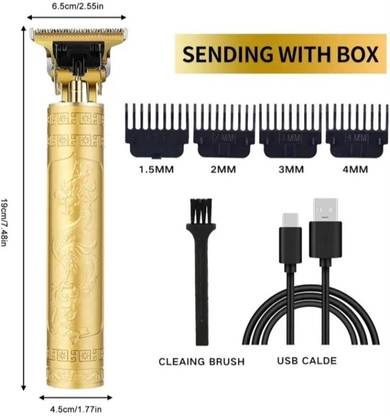 DANISHQ Professional Hair cutting machine for men Fully Waterproof Trimmer 30 min  Runtime 2 Length Settings