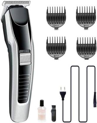 FINARO Hair Trimmer Beard Electric Cutter Hair Cutting Machine Haircut Cordless Trimmer 60 min  Runtime 4 Length Settings