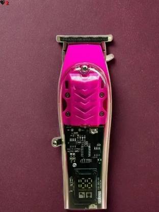 BAYEEN X265 M853T Transparent Hair Clipper Power Display & Electric Trimmer for Men Fully Waterproof Trimmer 140 min  Runtime 3 Length Settings