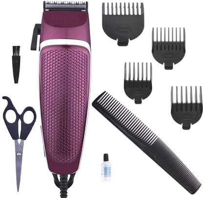 FGDH Professional Clipper With Sharp Stainless Toop Tip For Men & Women Grooming Kit 0 min  Runtime 4 Length Settings