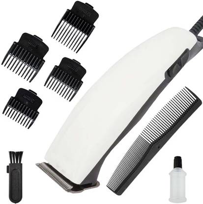 KEM Professional Electric low Noise Powerful Beard salon corded hair machine Fully Waterproof Trimmer 0 min  Runtime 4 Length Settings