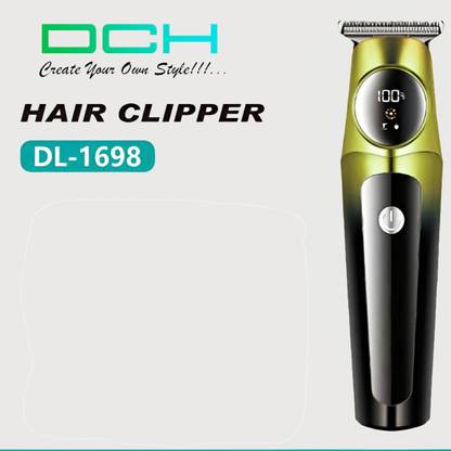 DCH DL-1698 j Multicolor Rechargeable Hair Clipper With Digital Display Trimmer 120 min  Runtime 4 Length Settings