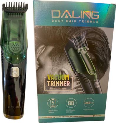 DALING DL-1749 All-In-One Vacuum Waterproof Trimmer 120 min  Runtime 3 Length Settings