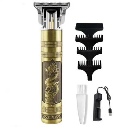 NP SERIES Professional Golden t99 Trimmer Haircut Grooming Kit Metal Body Rechargeable 31 Trimmer 120 min  Runtime 4 Length Settings