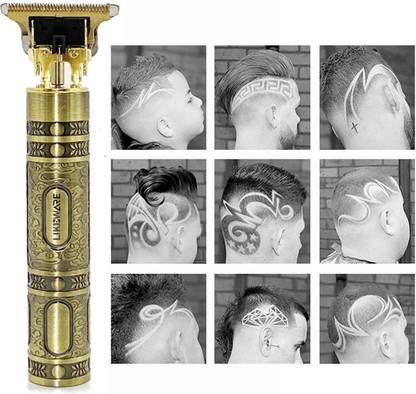 U Z A N Professional Vintage T9 Hair Trimmer For Men Trimmer 120 min  Runtime 4 Length Settings