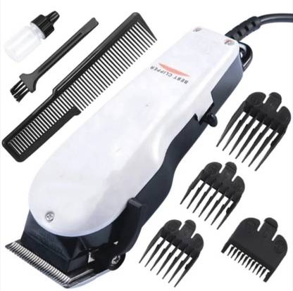 Awes Hair trimmer and clipper direct pawer long wired Bleck Trimmer 0 min  Runtime 4 Length Settings