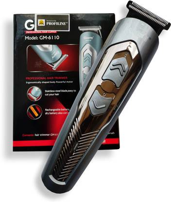 Profiline GM_6110_SILVER Shaver Multi Purpose hair cutting Machine Runtime: 45 min Trimmer for Men & Women Trimmer 45 min  Runtime 1 Length Settings