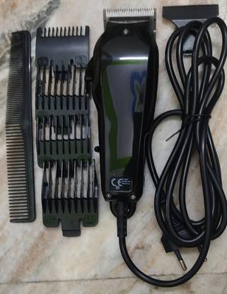 singh Professional hair trimmer and hair clipper direct wired pawer barber use(block) Trimmer 0 min  Runtime 4 Length Settings