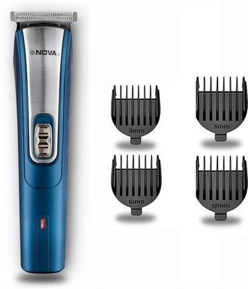 NOVA NHT 1042 USB Trimmer 60 min Runtime 4 Length Settings  (Blue) at Rs. 499