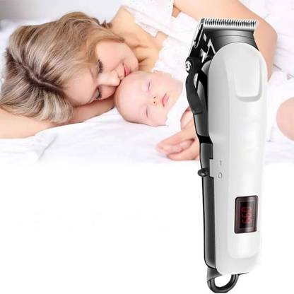 kemey Rechargeable Cordless Trimmer with Digital LED Screen Trimmer 60 min  Runtime 4 Length Settings