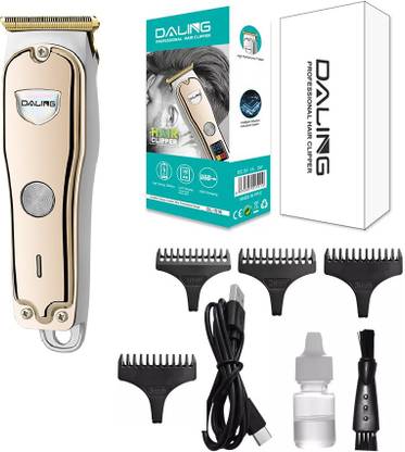 DALING PROFESSIONAL DL-1515 Rechargeable hair trimmer 2 Speed Setting Trimmer 120 min  Runtime 4 Length Settings