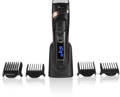 Syska HB 100U Trimmer Runtime-90Mins, 20 Length Settings with 4 Stubble Guided Comb Trimmer 90 min  Runtime 10 Length Settings  (Black)