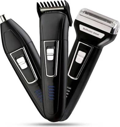 RACCOON 3 in 1 Hair Trimmer Beard Electric Hair Cutting Machine Haircut Cordless Clipper Fully Waterproof Trimmer 60 min  Runtime 5 Length Settings
