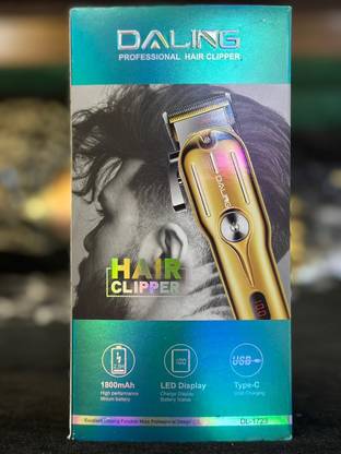DALING DL-1723 Professional Hair Clipper Rechargeable Trimmer 300 min  Runtime 5 Length Settings