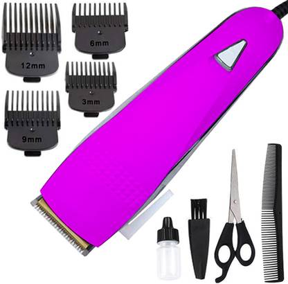 KME Electric Professional Salon Low Nois High Power Adjustable Corded Hair Trimmer Fully Waterproof Trimmer 0 min  Runtime 4 Length Settings