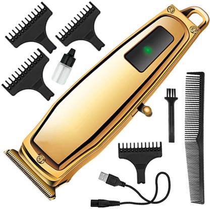 HGFD Powerful Hair Trimmer Cordless Clipper Beard Shaver With LED Display Trimmer 60 min  Runtime 4 Length Settings