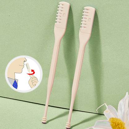 Kidoca 2Pcs Nose Hair Remover Cutter 360 Degree Rotating Double Head Nose Trimmer Trimmer 0 min  Runtime 0 Length Settings