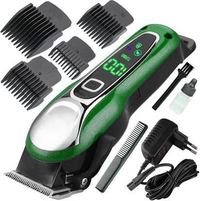 NGFGD Professional Hair Clipper Men Cordless Hair Trimmer Stainless Steel Cutter Blade LCD Display Hair Cutting Machine Trimmer 120 min  Runtime 3 Length Settings
