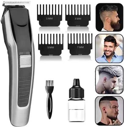 Dazzel Flex Shaving Machine Mini for Men Rechargable Trimmer 120 min Runtime 4 Length  Shaver For Men