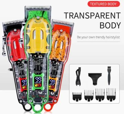 rrr Hair clipper trimmer led display home and barbar clipper Trimmer 200 min  Runtime 8 Length Settings