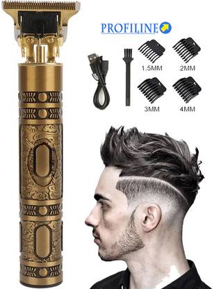 Profiline Waterproof T9 Professional Metal Hair Cutting Machine R1 Trimmer 60 min  Runtime 3 Length Settings