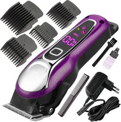 SRG LCD Monitor Charging Hair Clipper For Men Professional Hair Salon Hair Clipper Trimmer 120 min  Runtime 3 Length Settings