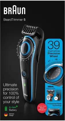 Braun Beard Trimmer BT5240 Trimmer 100 min  Runtime 39 Length Settings