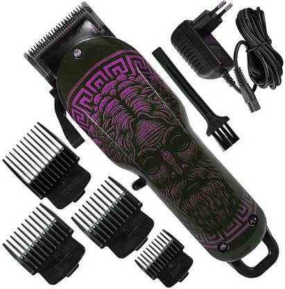 FDGFD Professional Cordless Rechargeable Hair Clipper Hair Trimmer For Men Beard Electric Cutter Fully Waterproof Trimmer 180 min  Runtime 4 Length Settings