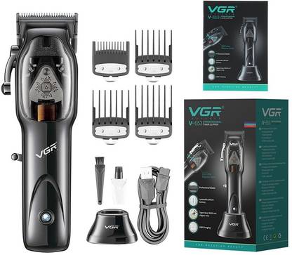 VGR V-653 Trimmer 200 min  Runtime 4 Length Settings