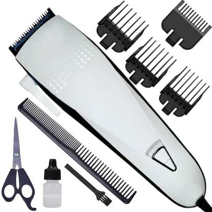 BVCX Electric Power Cabled Clipper Corded Trimmer for Men Hair Shaver Trimmer 0 min  Runtime 4 Length Settings