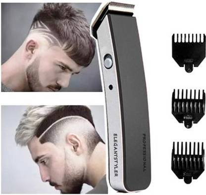 ELEGANTSTYLER NV0A-2|6 BLACK PROFESSIONAL HAIR CUTTING MACHINE FOR MEN TRIMMER FOR MEN Trimmer 45 min  Runtime 1 Length Settings