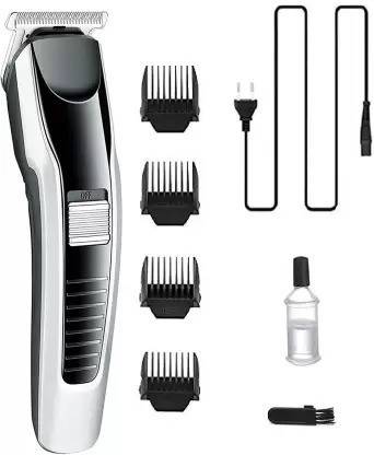 RACCOON Cordless Professional Rechargeable AT-538 Hair Trimmer For Unisex Fully Waterproof Trimmer 60 min  Runtime 4 Length Settings