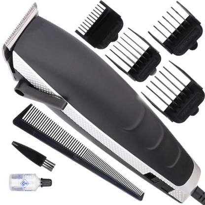 ZDF Powerful Corded Clipper With Long Wire Perfect Shaver Professional Use Fully Waterproof Trimmer 0 min  Runtime 4 Length Settings