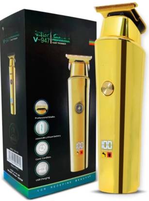 singh Hair trimmer clipped led display rechargeable clipper Trimmer 120 min  Runtime 4 Length Settings