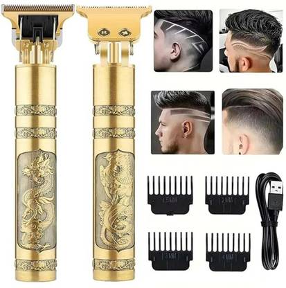 funkish Trimmer For Beard, Mustache, Haircut, Head and Body Hair Shaver For Men Fully Waterproof Trimmer 60 min Runtime 4 Length Settings