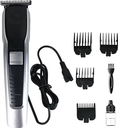 Nka AT-538 rechargeable hair trimmer for Men Fully Waterproofen Trimmer 60 min  Runtime 4 Length Settings