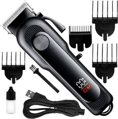 ZXCV Cordless LED Display High Quality Professional Hair Clipper & Trimmer Trimmer 240 min  Runtime 4 Length Settings