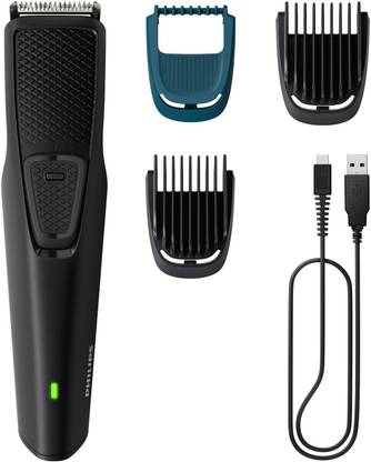 PHILIPS BT1233/18 Trimmer 30 min Runtime 4 Length Settings  (Black) at Rs. 845