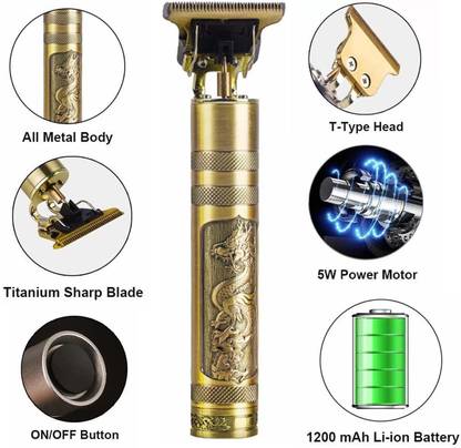 EVETIS Hair Trimmer For Men New Hair Clipper, 4 SIZE Adjustable Blade Trimner. Trimmer 90 min  Runtime 4 Length Settings