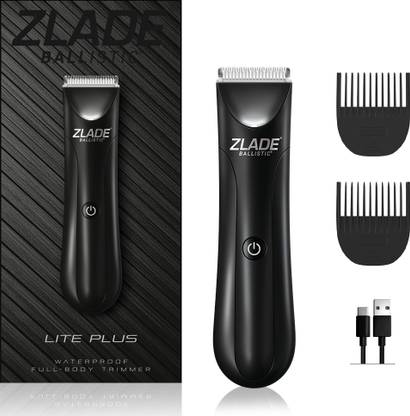 Zlade LTE PLUS FULL-BODY TRIMMER FOR MEN Fully Waterproof Trimmer 60 min  Runtime 7 Length Settings