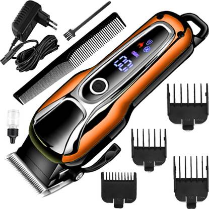 KEEMY Professional digital display hair cutter machine for men Fully Waterproof Trimmer 120 min Runtime 4 Length Settings