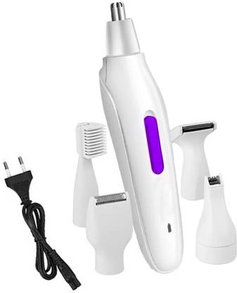 FGSS Multi-Functional 5 in 1 Grooming Kit for Body Grooming, Beard & Moustache, Nose, Ear & Eyebrow Grooming Kit 60 min Runtime 5 Length Settings