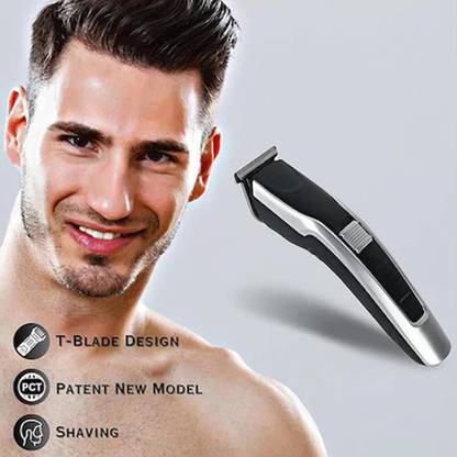 HTTCC Silver AT-538: Take Control of Your Daily Grooming Routine Trimmer 60 min  Runtime 4 Length Settings