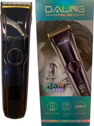 DALING DL-1686 Professional Rechargeable Electric Hair Clipper Trimmer 120 min  Runtime 5 Length Settings