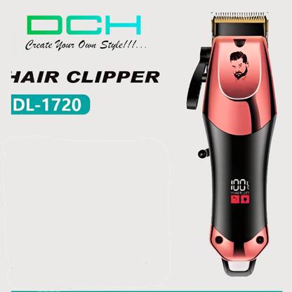 DCH DL-1720 h Multicolor Rechargeable Hair Clipper With Digital Display Trimmer 120 min  Runtime 4 Length Settings