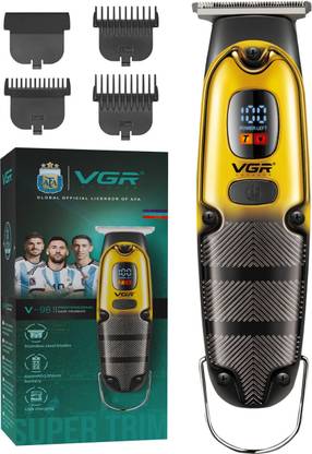 VGR V-981 Professional Hair Clipper with LED Display Trimmer 150 min  Runtime 4 Length Settings